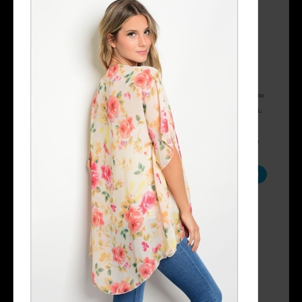 2/$15 Emory Park - Floral Kimono - Picture 3 of 4